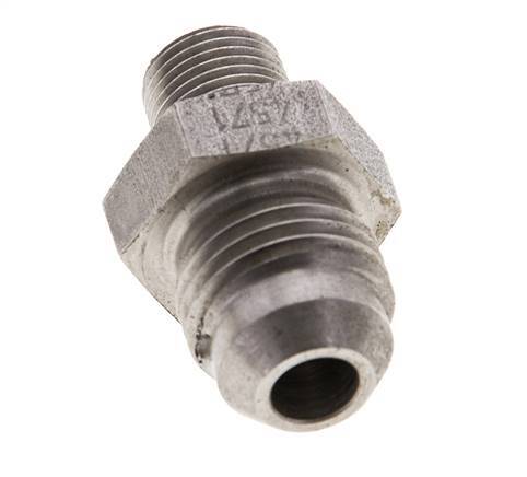 JIC Double Nipple UNF 9/16''-18 x 1/8'' NPT Stainless Steel 275bar (3863.75psi)