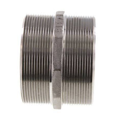Double Nipple G3'' Stainless Steel Flat Seal 16bar (224.8psi) 92mm Hex