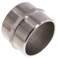 Double Nipple G3'' Stainless Steel Flat Seal 16bar (224.8psi) 92mm Hex