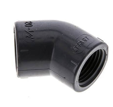 45deg Angled Fitting Rp1/2'' Female PVC-U 16bar (224.8psi) EN 1452-3 [2 Pieces]