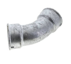 45deg Angled Fitting Rp2 1/2'' Female Cast Iron 25bar (351.25psi)