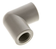 Racor acodado de 90 grados G3/8'' hembra Polipropileno (pp) 10bar (140,5psi) FDA