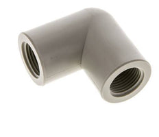 Racor acodado de 90 grados G3/8'' hembra Polipropileno (pp) 10bar (140,5psi) FDA