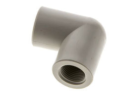 Racor acodado de 90 grados G3/8'' hembra Polipropileno (pp) 10bar (140,5psi) FDA