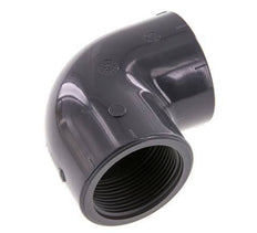 Racor en ángulo de 90 grados Rp1 1/2'' hembra PVC-U 16bar (224,8psi) EN 1452-3