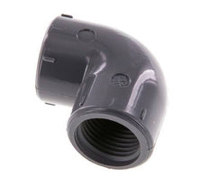 90deg Angled Fitting Rp1/2'' Female PVC-U 16bar (224.8psi) EN 1452-3 [5 Pieces]