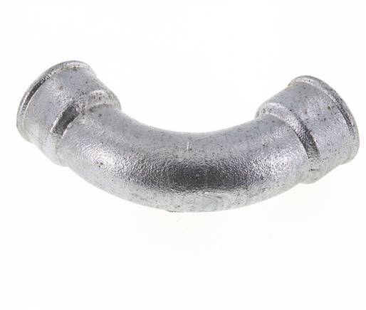 90deg Angled Fitting Rp1 1/2'' Female Long Cast Iron 25bar (351.25psi)