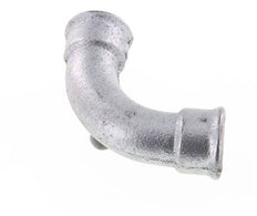 90deg Angled Fitting Rp1'' Female Long Cast Iron 25bar (351.25psi)