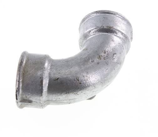 90deg Angled Fitting Rp2'' Female Short Cast Iron 25bar (351.25psi)