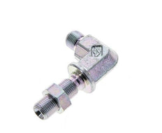 Racor acodado 90deg Pasamuros G1/8'' Acero alta presión Cono 60° 350bar (4917.5psi) Hidráulico