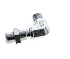 Racor acodado 90deg Pasamuros G3/8'' Acero alta presión 60° Cono 325bar (4566.25psi) Hidráulico