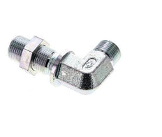 Racor acodado 90deg Pasamuros G3/8'' Acero alta presión 60° Cono 325bar (4566.25psi) Hidráulico