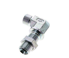 Racor acodado 90deg Pasamuros G3/8'' Acero alta presión 60° Cono 325bar (4566.25psi) Hidráulico