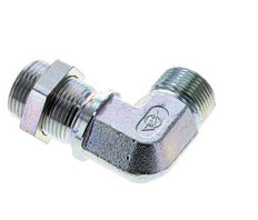 Racor acodado 90deg Pasamuros G1'' Acero alta presión 60° Cono 225bar (3161.25psi) Hidráulico