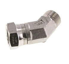 45deg Angled Fitting G1/2'' Female x Male High Pressure Stainless Steel 60° Cone 300bar (4215.0psi) Hydraulic