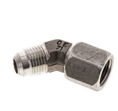 Racor acodado 45deg JIC UNF 9/16''-18 Macho x Hembra Acero inoxidable 275bar (3863.75psi)
