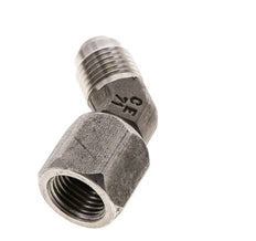 Racor acodado 45deg JIC UNF 9/16''-18 Macho x Hembra Acero inoxidable 275bar (3863.75psi)