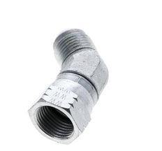 Racor acodado 45deg JIC UNF 7/8''-14 Macho x Hembra Acero 210bar (2950.5psi)