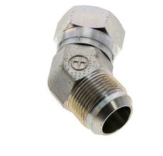 Racor acodado JIC 45deg UN 1-5/16''-12 Macho x Hembra Acero 170bar (2388.5psi)