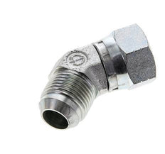 Racor acodado JIC 45deg UN 1-1/16''-12 Macho x Hembra Acero 210bar (2950.5psi)