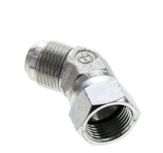Racor acodado JIC 45deg UN 1-1/16''-12 Macho x Hembra Acero 210bar (2950.5psi)