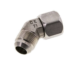 45deg JIC Angled Fitting UN 1-1/16''-12 Male x Female Stainless Steel 210bar (2950.5psi)