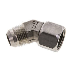 45deg JIC Angled Fitting UN 1-1/16''-12 Male x Female Stainless Steel 210bar (2950.5psi)