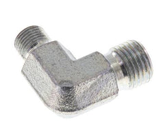 Racor reductor acodado 90deg G1/8'' x G1/4'' Acero alta presión 60° Cono 350bar (4917.5psi) Hidráulico