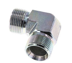 90deg Angled Fitting G1'' High Pressure Steel 60° Cone 225bar (3161.25psi) Hydraulic