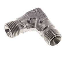 Racor acodado 90deg G1/8'' Acero inoxidable de alta presión Cono 60° 400bar (5620.0psi) Hidráulico