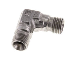Racor acodado 90deg G1/8'' Acero inoxidable de alta presión Cono 60° 400bar (5620.0psi) Hidráulico
