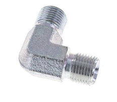 Racor acodado 90deg G1/8'' Acero alta presión 60° Cono 400bar (5620.0psi) Hidráulico