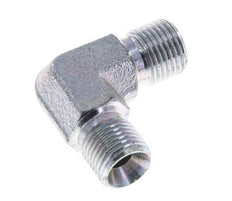 Racor acodado 90deg G1/8'' Acero alta presión 60° Cono 400bar (5620.0psi) Hidráulico