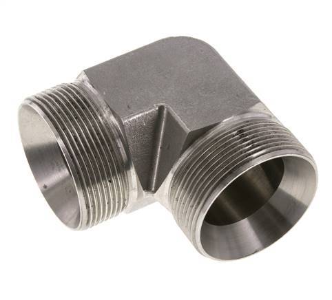 Racor acodado 90deg G2'' Acero inoxidable de alta presión Cono 60° 175bar (2458.75psi) Hidráulico