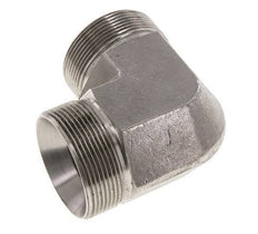 Racor acodado 90deg G2'' Acero inoxidable de alta presión Cono 60° 175bar (2458.75psi) Hidráulico