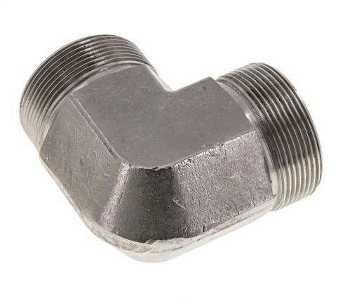 Racor acodado 90deg G2'' Acero inoxidable de alta presión Cono 60° 175bar (2458.75psi) Hidráulico