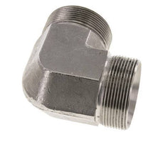 Racor acodado 90deg G2'' Acero inoxidable de alta presión Cono 60° 175bar (2458.75psi) Hidráulico