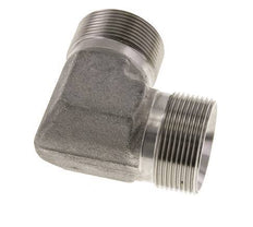 Racor Acodado 90deg G1 1/2'' Acero Inoxidable Alta Presión 60° Cono 190bar (2669.5psi) Hidráulico