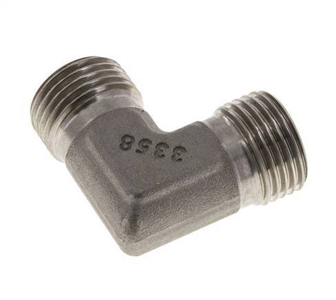 90deg Angled Fitting G1/2'' High Pressure Stainless Steel 60° Cone 350bar (4917.5psi) Hydraulic