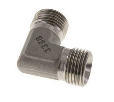 90deg Angled Fitting G1/2'' High Pressure Stainless Steel 60° Cone 350bar (4917.5psi) Hydraulic