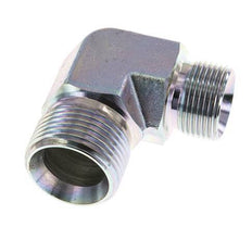 Racor Reductor Acodado 90deg G3/4'' x G1'' Acero Alta Presión 60° Cono 225bar (3161.25psi) Hidráulico