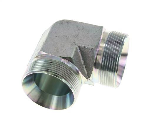 Racor acodado 90deg G2'' Acero alta presión 60° Cono 175bar (2458.75psi) Hidráulico