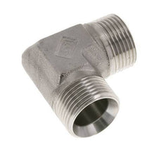 90deg Angled Fitting G1'' High Pressure Stainless Steel 60° Cone 225bar (3161.25psi) Hydraulic