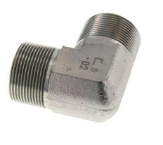 Racor acodado 90deg G1 1/2'' Acero alta presión 60° Cono 190bar (2669.5psi) Hidráulico