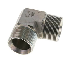Racor acodado 90deg G1 1/2'' Acero alta presión 60° Cono 190bar (2669.5psi) Hidráulico