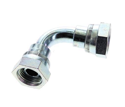 Racor Acodado 90deg G1/2'' Hembra Acero Alta Presión 60° Cono 300bar (4215.0psi) Hidráulico