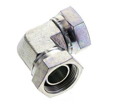 Racor Acodado 90deg G1 1/4'' Hembra Acero Alta Presión 60° Cono 150bar (2107.5psi) Hidráulico