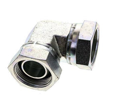 Racor Acodado 90deg G1 1/4'' Hembra Acero Alta Presión 60° Cono 150bar (2107.5psi) Hidráulico