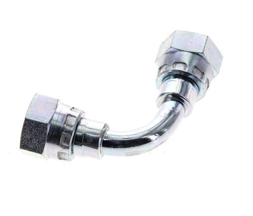 90deg Angled Fitting G1/4'' Female High Pressure Steel 60° Cone 575bar (8078.75psi) Hydraulic