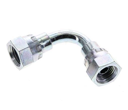 90deg Angled Fitting G1/4'' Female High Pressure Steel 60° Cone 575bar (8078.75psi) Hydraulic